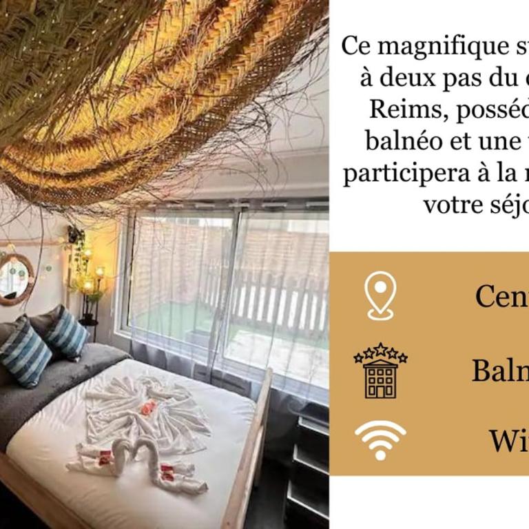 Magic suite avec Balnéo, Sauna et terrasse - Appartement 1 Chambre - 46