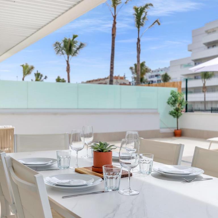 Casa Carlota - new build apartment in Torre del Mar - Apartamento Deluxe de 2 dormitorios con vistas al jardín - 5