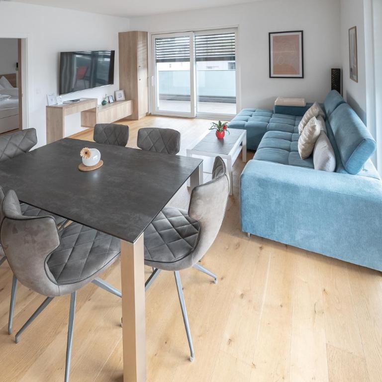 Amaria Downtown Aparthotel Villach - Penthouse-Ferienwohnung mit 360-Grad-Terrasse - 6