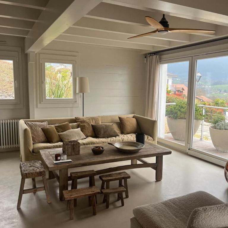 Maison en bois avec piscine chauffée et vue panoramique - Villa 3 Chambres - 10