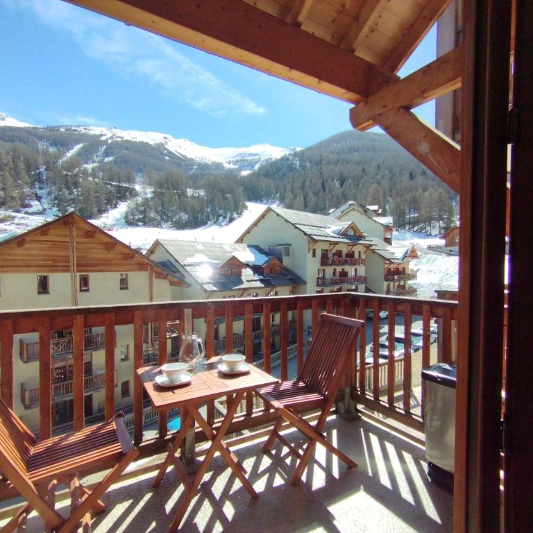 Les Chalets de Bois Méan-Les Orres 1800-Appt Duplex-6 couchages - Appartamento con 2 Camere da Letto - 8
