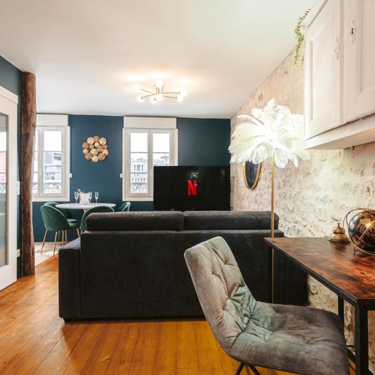 Gatsby - Élégant, Central, Fibre, Tv 4K, Netflix, Literie Confortable - Appartement 1 Chambre - 20