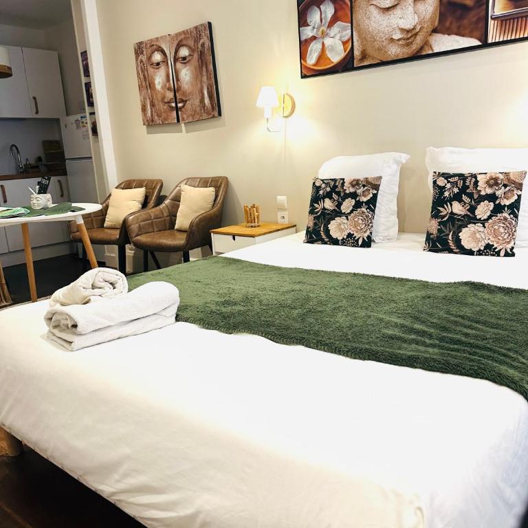 Studio ZEN cosy gare part dieu - Deluxe Studio mit Kingsize-Bett - 6