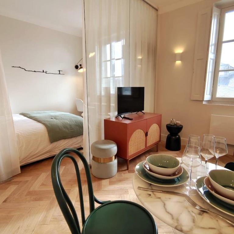 Magnifique studio avec vue sur les toits du Théatre Graslin et la place - Apartment mit 1 Schlafzimmer - 7