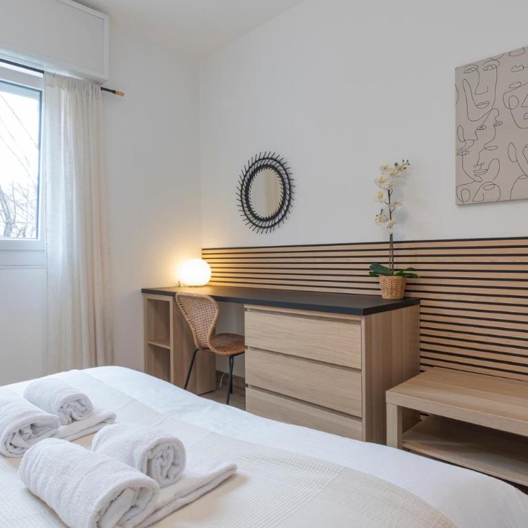 Metro line 1 Free parking - Appartamento con 2 Camere da Letto - 9