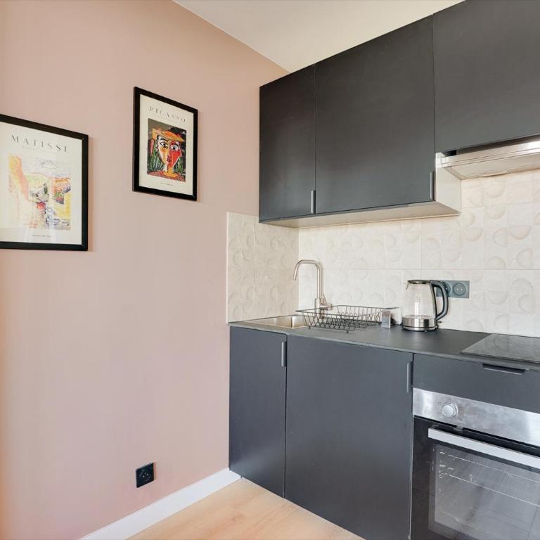 Studio refait à neuf avec balcon et vue sur la Seine - bail mobilité - Appartement 1 Chambre - 5