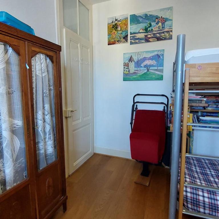 Inspiration room, lake, mountains, balcony in Montreux city center - Doppelzimmer mit Seeblick - 12
