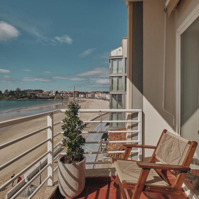 Hotel Atlante Sanxenxo Boutique - Habitación Doble con balcón y vistas al mar - 2