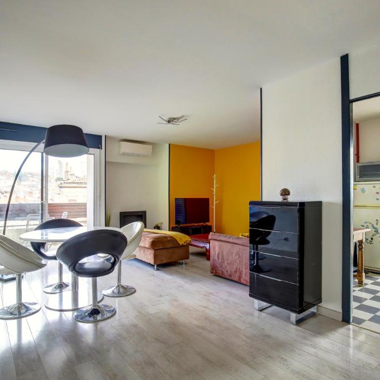 Le Vérone climatisation terrasse parking privé - Appartamento con 2 Camere da Letto - 24
