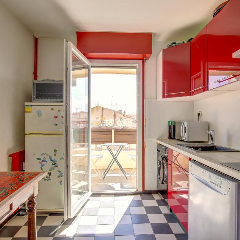 Le Vérone climatisation terrasse parking privé - Appartamento con 2 Camere da Letto - 31