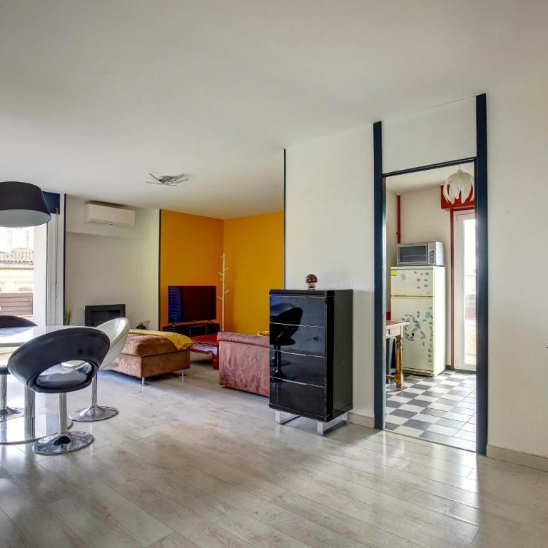 Le Vérone climatisation terrasse parking privé - Appartamento con 2 Camere da Letto - 34