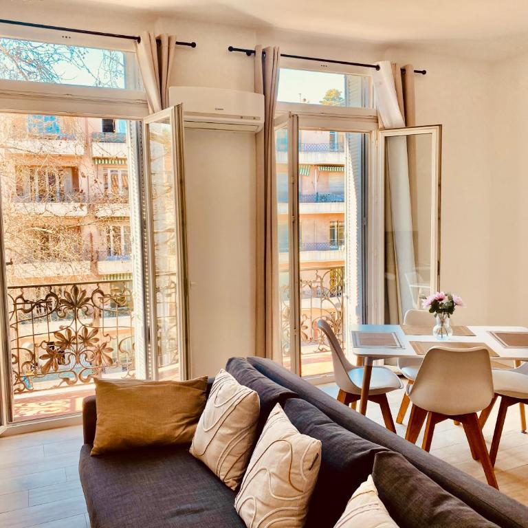 Elégant T3 Cannes centre, 10 mn à pieds Palais, Croisette - Two-Bedroom Apartment with City View - 8