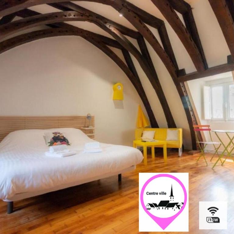 Les Chambres du "Coup de Coeur de Sarlat" - Chambre Double Confort avec Douche - 1