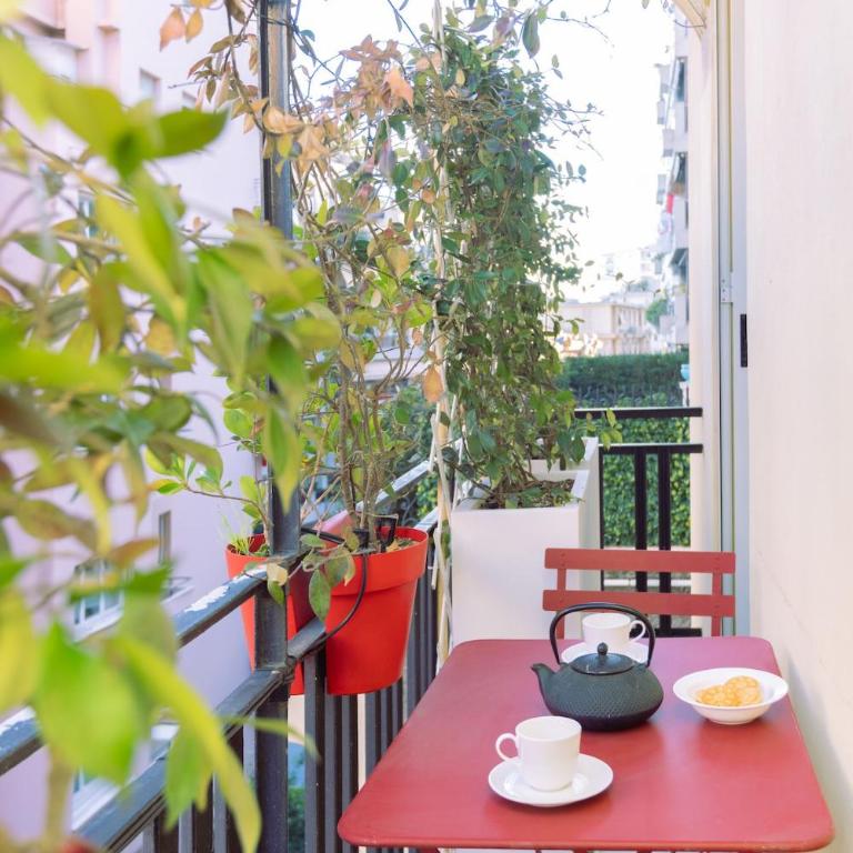 L'Home a Montecarlo 3 bedrooms near train station port - Appartement 3 Chambres avec Balcon - 3