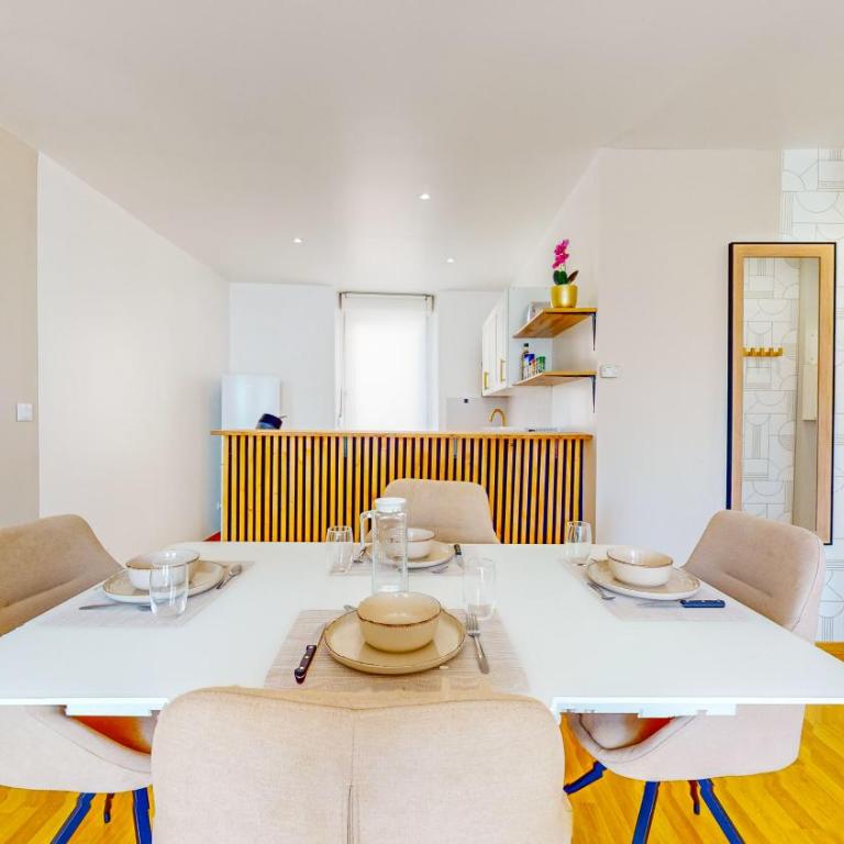 L'Écrin Cozy - Nancy Thermal - cité judiciaire 4 personnes - Appartement 1 Chambre - 14