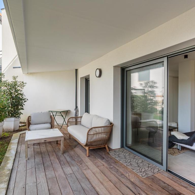 KARUKERA Bel appartement avec jardin au cœur de Chiberta - Apartment mit 1 Schlafzimmer und Garten - 3