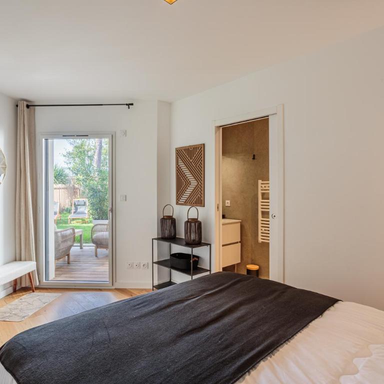 KARUKERA Bel appartement avec jardin au cœur de Chiberta - Apartment mit 1 Schlafzimmer und Garten - 12
