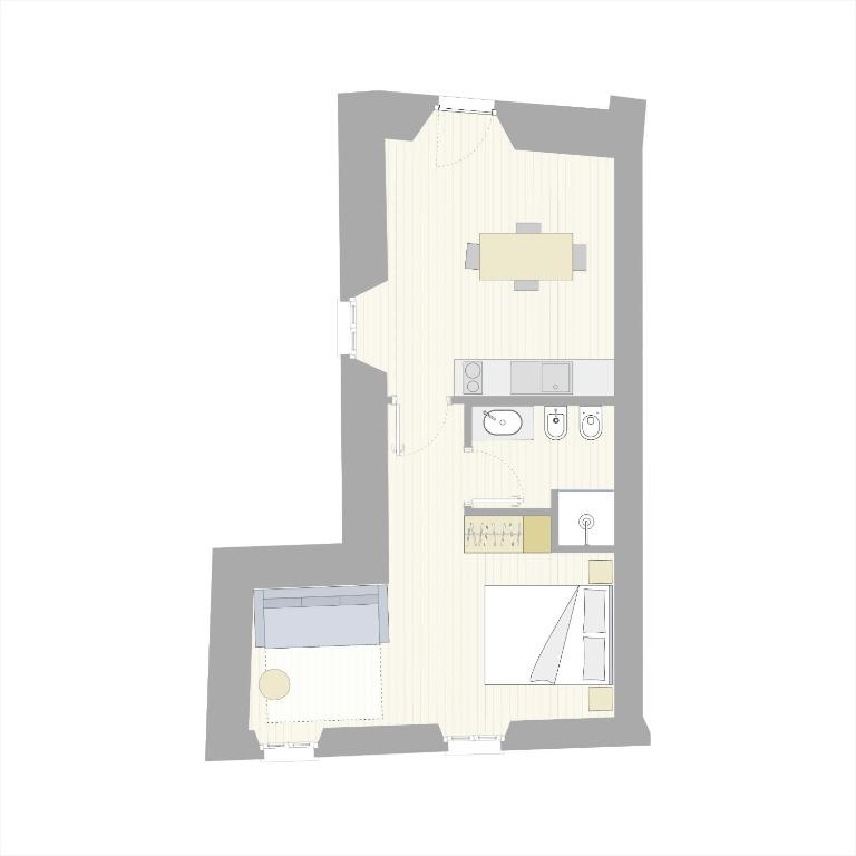 Passer Relais Bistrot - Appartamento con 1 Camera da Letto e Vista Lago - 4