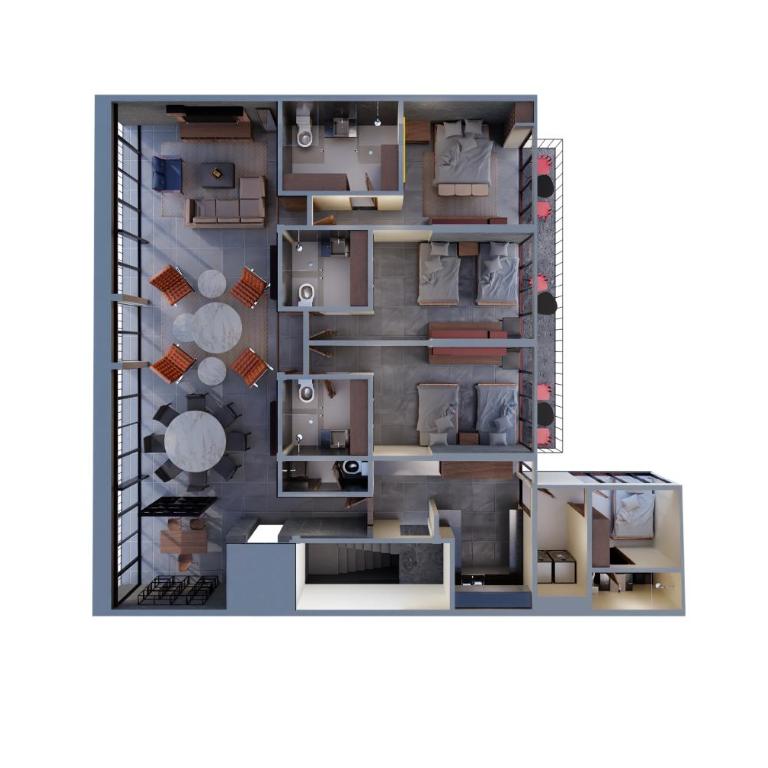 Capitalia Moliere Masaryk - Superior Apartment, 3 Bedrooms, Balcony - 19