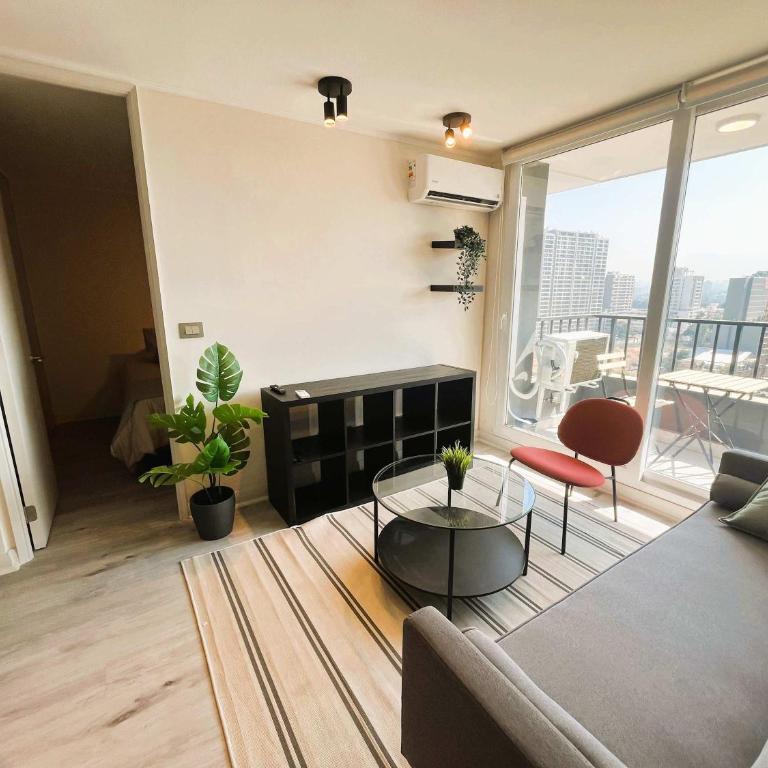 HOM I Amplio y Espectacular Depto 2D2B Nunoa 4PAX - Apartment - 55