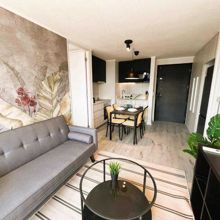 HOM I Amplio y Espectacular Depto 2D2B Nunoa 4PAX - Apartment - 62