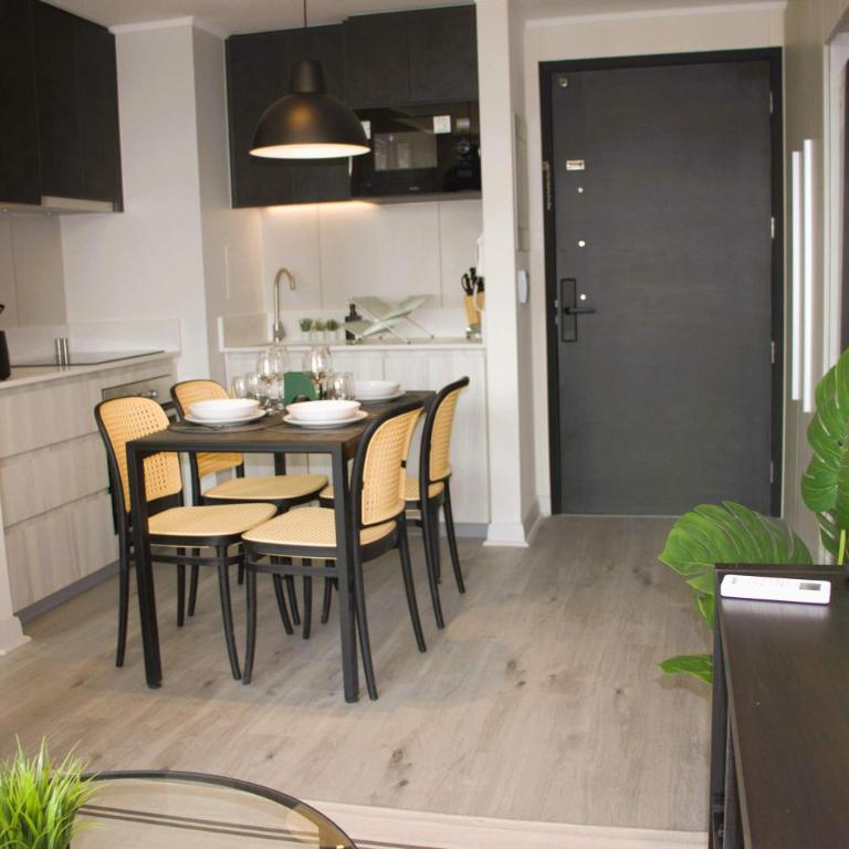 HOM I Nuevo Depto 2D2B Nunoa 4PAX Metro PlazaEgana NEW1014 - Apartamento - 6