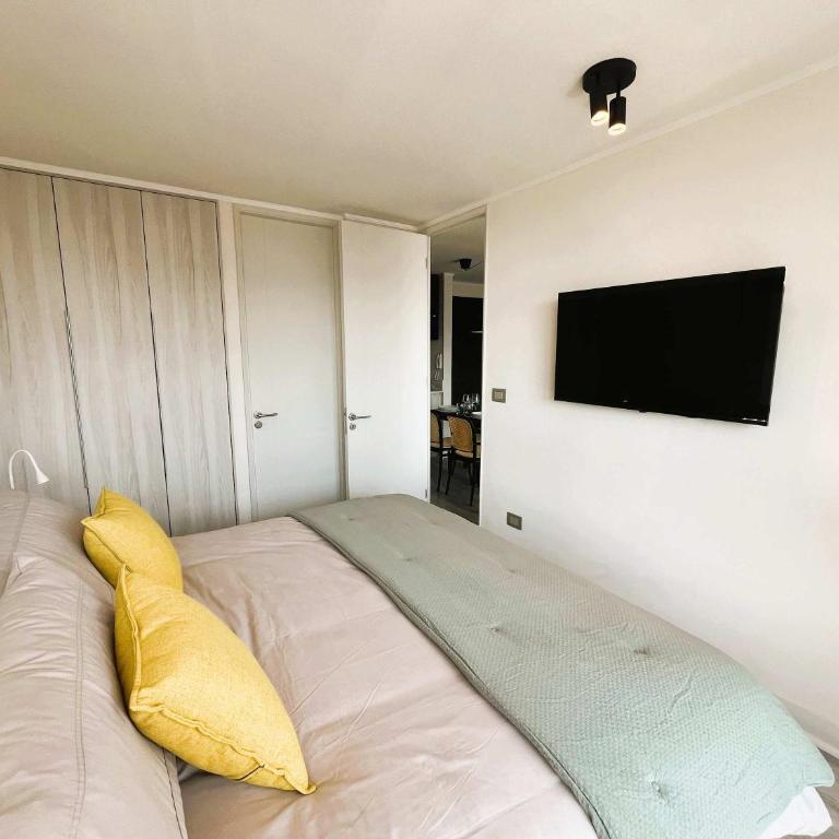 HOM I Nuevo Depto 2D2B Nunoa 4PAX Metro PlazaEgana NEW1014 - Apartamento - 73