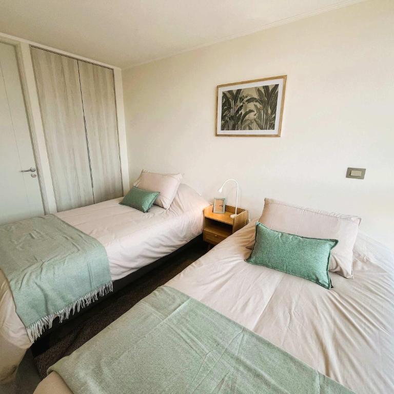 HOM I Nuevo Depto 2D2B Nunoa 4PAX Metro PlazaEgana NEW1014 - Apartamento - 77