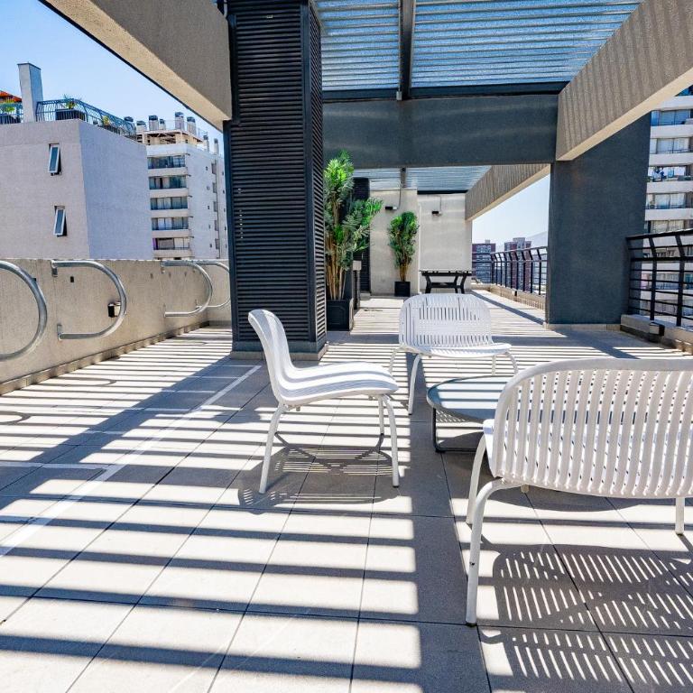 Studio en el corazón de Santiago wifi 600 mbps Cowork Barbecue - Apartamento de 1 dormitorio - 40