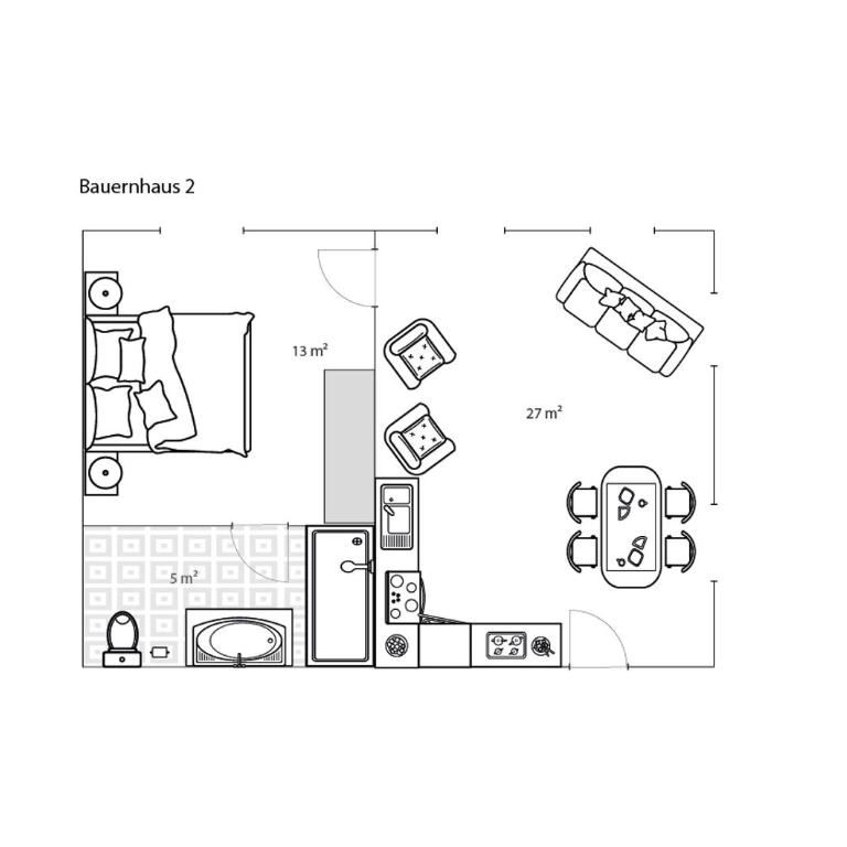 Ferienhof "Alpe Berg" - Appartamento con 1 Camera da Letto - 1