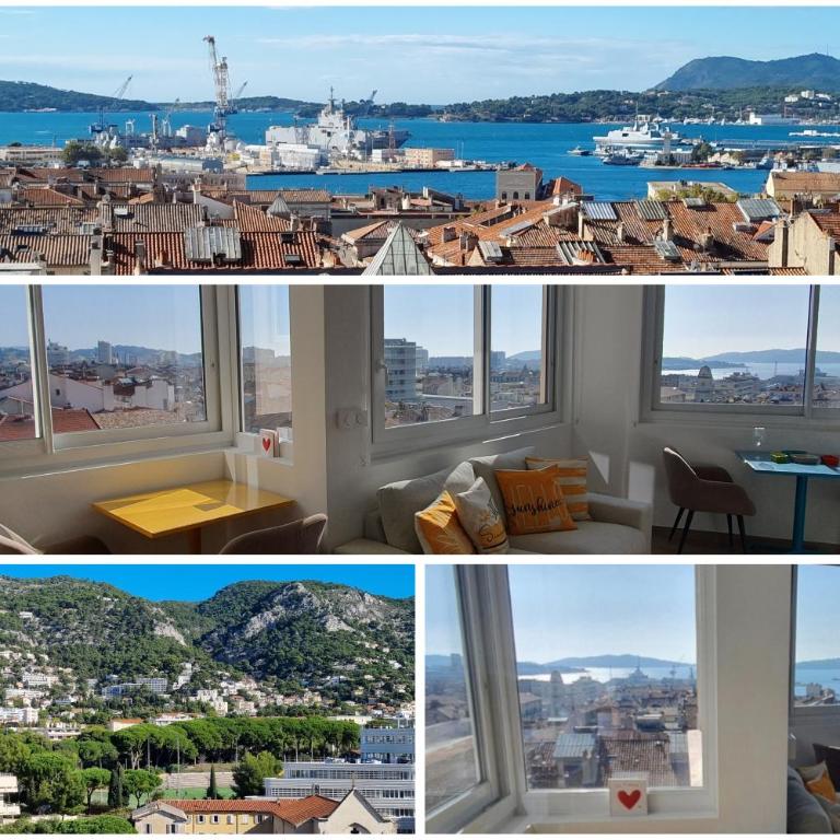 Vue Mer Panoramique - Gare et Port à Pied - 60m2 - Two-Bedroom Apartment - 30