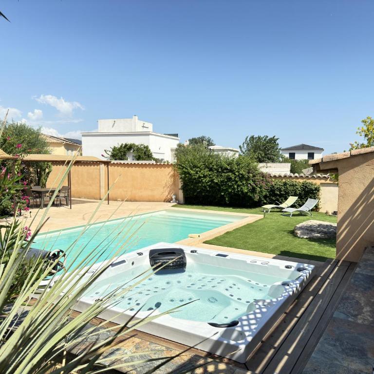 Gîte des Figuiers - parking, piscine, jacuzzi - Studio - 4