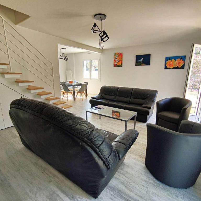 Villa rénovée avec jardin à Petit-Piquey - Proche Bassin et Océan, 3 chambres, 2 terrasses, Wi-Fi - Villa 3 Chambres - 5