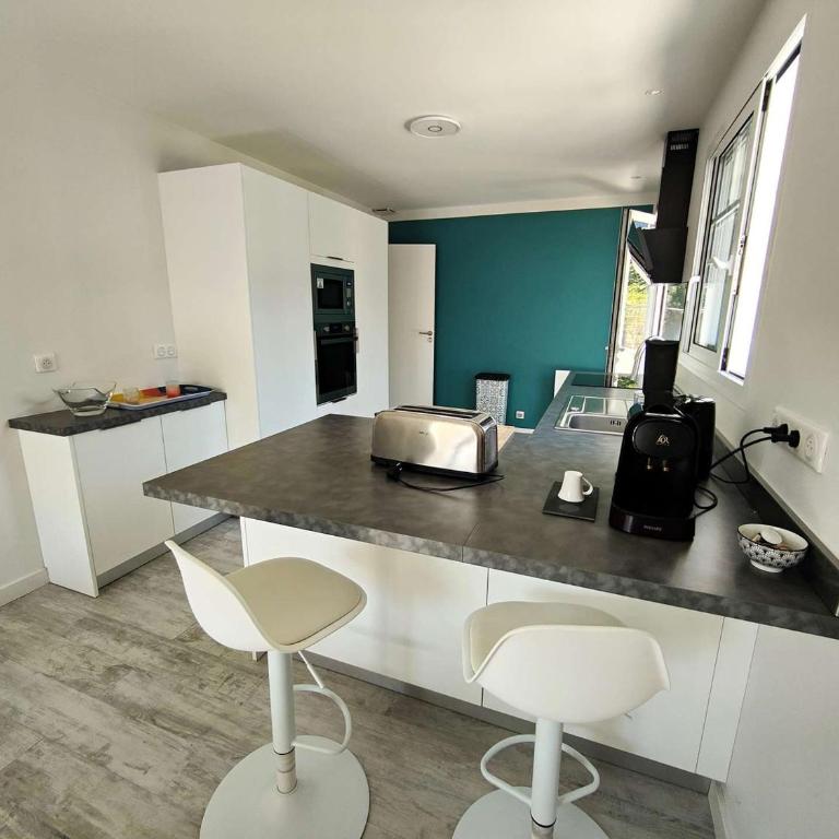 Villa rénovée avec jardin à Petit-Piquey - Proche Bassin et Océan, 3 chambres, 2 terrasses, Wi-Fi - Villa 3 Chambres - 7