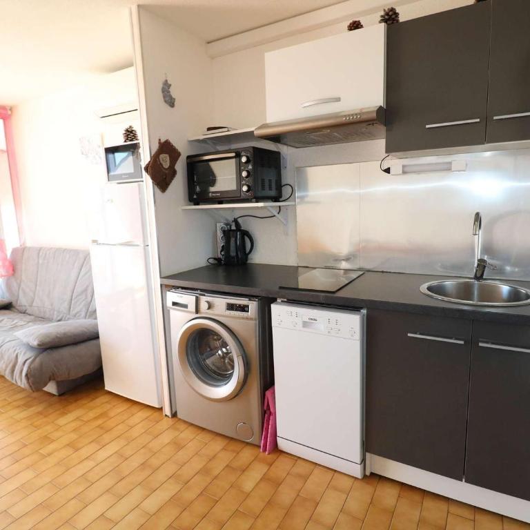 Studio Double Cabine avec Parking, Clim et Piscine - FR-1-307-140 - Estudio - 16