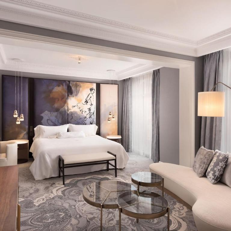 The Palace, a Luxury Collection Hotel, Madrid - Suite de 1 dormitorio Royal con cama extragrande y vistas a la fuente - 5