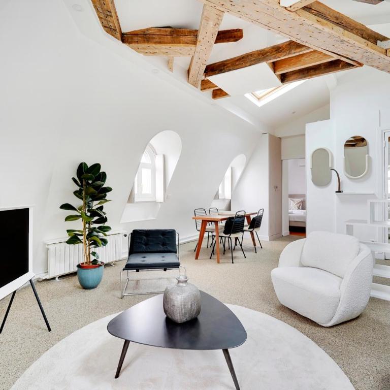 Loft d'exception Courcelles - parc Monceau - Two-Bedroom Apartment - 7