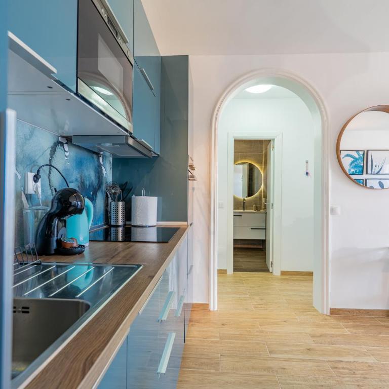 Luminoso apartamento con terraza, vistas al mar y aire acondicionado - Apartamento de 1 dormitorio - 41