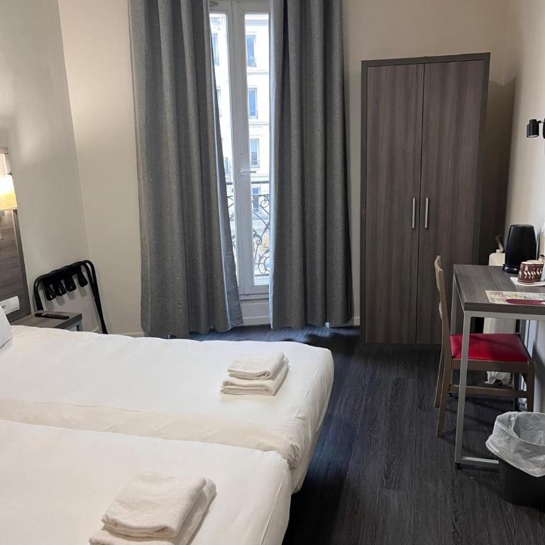 Hipotel Paris Voltaire Bastille - Chambre Lits Jumeaux - 9
