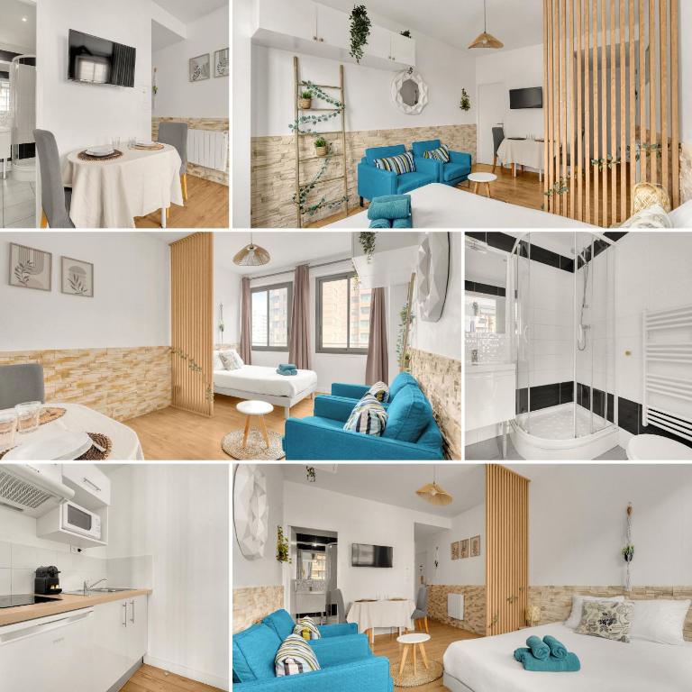 Le Bohème Chic - Studio Cosy - Métro & Gare - Appartement 1 Chambre - 18