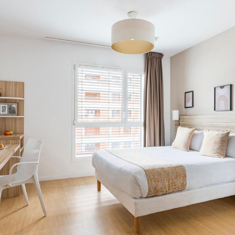 Appart hôtel Q7 Lodge Lyon 7 - Chambre Double - 1