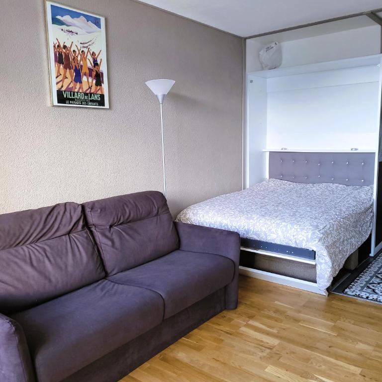 STUDIO plein sud "Les Arolles" Balcon de VILLARD DE LANS - Studio with Mountain View - 8