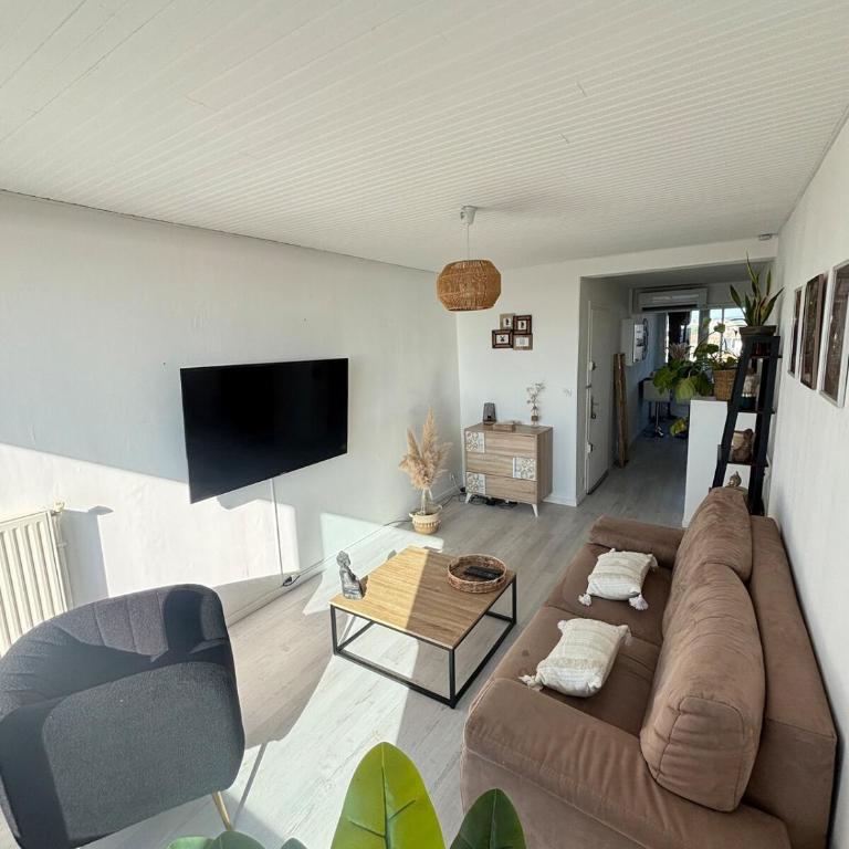 Grand T2 cosy et lumineux face à l'étang - Appartement 1 Chambre - 3