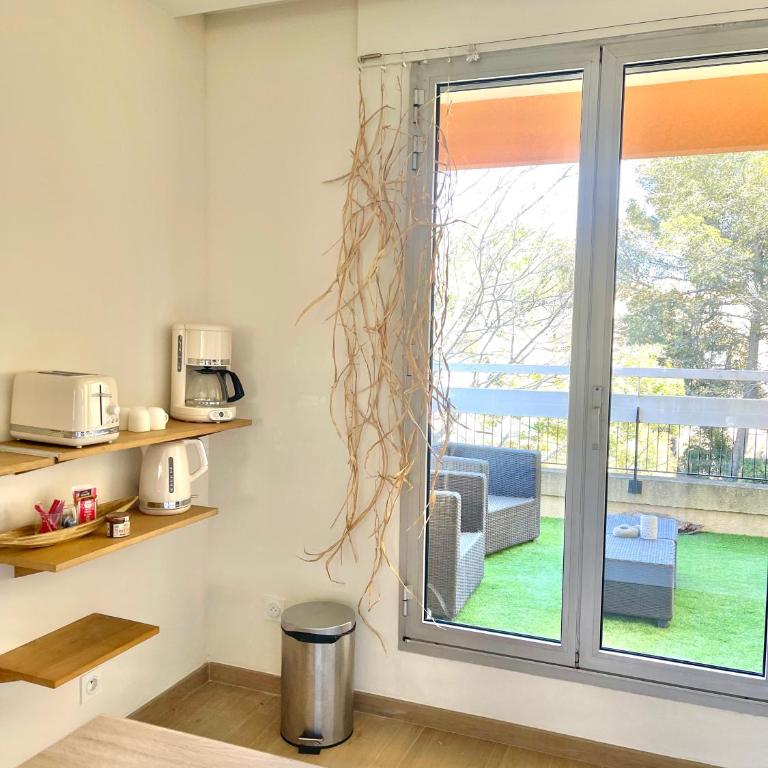 Le Grand Estivale -3 terrasses-100m plage de sable - Appartamento con 1 Camera da Letto - 12