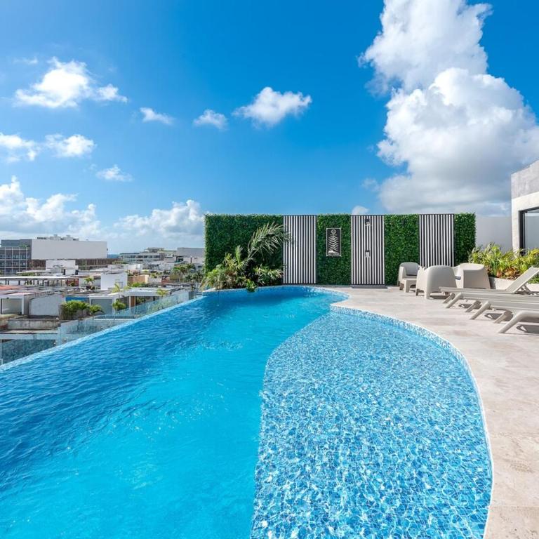 Modern & Cozy Studio with Rooftop Pool & Gym - Apartamento Estudio con balcón - 3