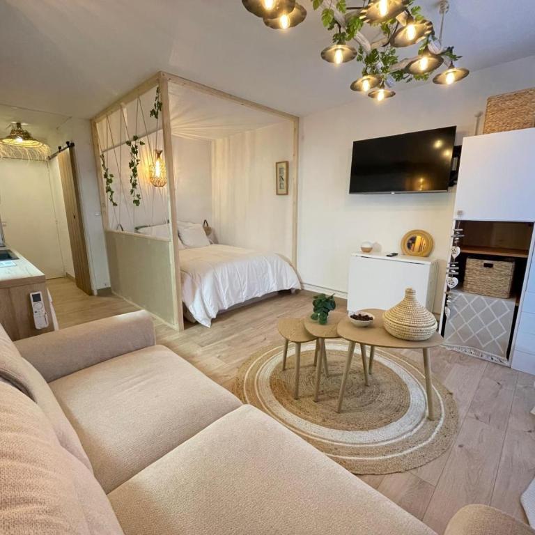 Studio entièrement rénové avec grande terrasse pour 4 personnes - Cap d'agde - Estudio Estándar - 3