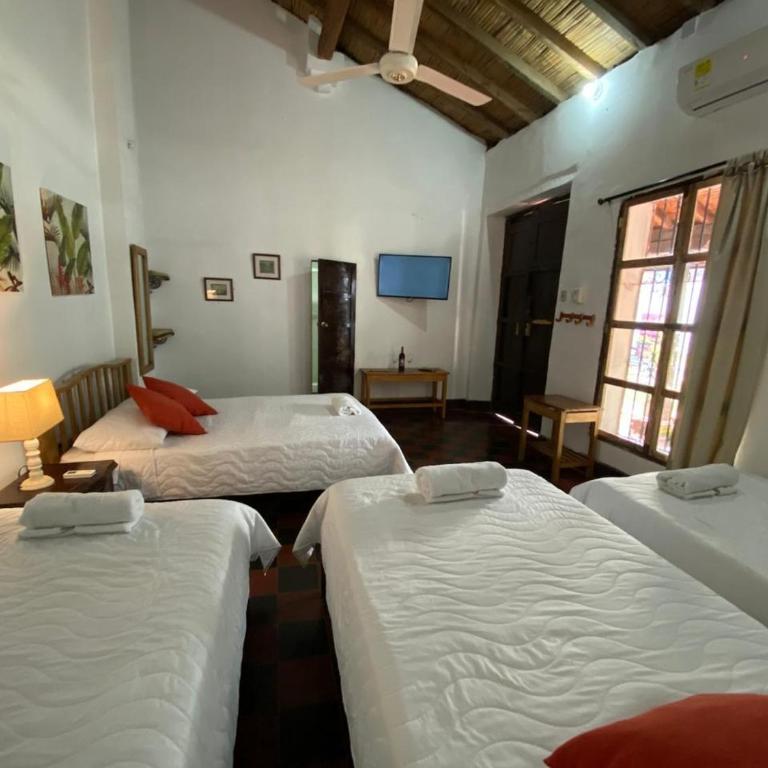 Hotel Casa Alicia Mompox - Habitación Familiar Deluxe - 3