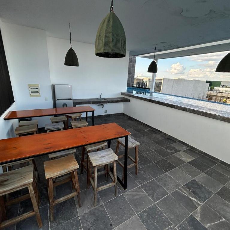 Tulum Aldea Zama Studio with stable WiFi, Gym and Rooftop Pool - Apartamento de 1 dormitorio - 4