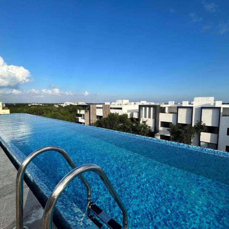 Tulum Aldea Zama Studio with stable WiFi, Gym and Rooftop Pool - Apartamento de 1 dormitorio - 19