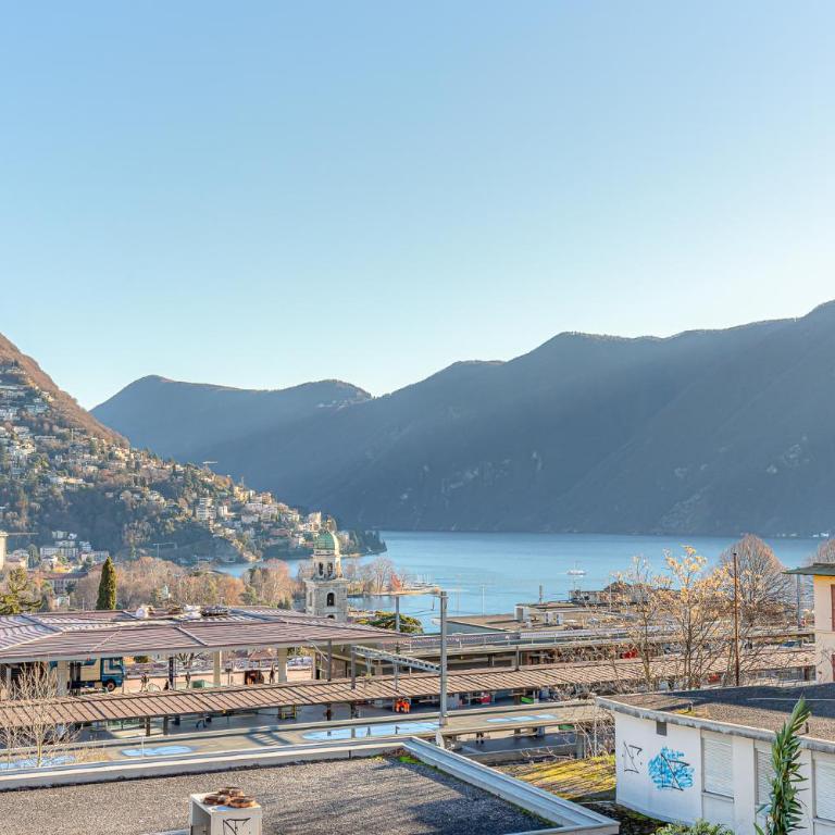 IMPERIAL of LUGANO 3 with a lake view behind the station and 10 min from the lake of Lugano - Appartamento con Vista Lago - 29